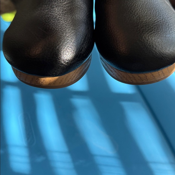 Threshold Black Faux Leather Slip-On Clogs - Picture 2 of 6
